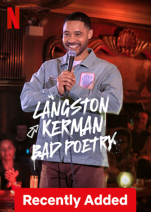 Netflix: Langston Kerman: Bad Poetry | <strong>Opis Netflix</strong><br> Comedian Langston Kerman talks parenting a top-tier baby, teaching mean teens and managing his mother-in-law's dating apps in this hilarious special. | Oglądaj film na Netflix.com